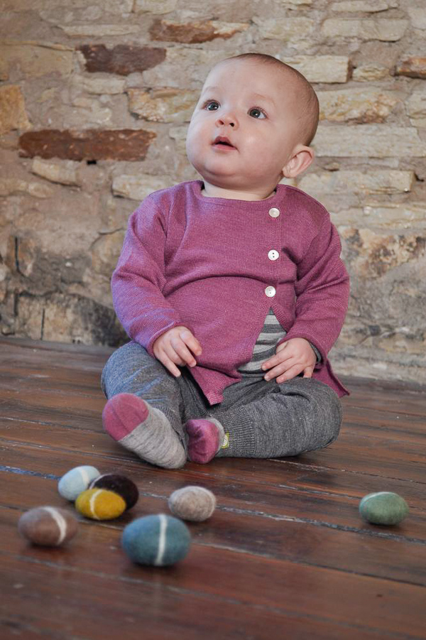 Kardigan wełna merynosów_jedwab 2