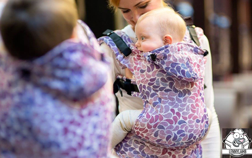 Merinodzieciaki nosidełko ergonomiczne LennyLamb 2